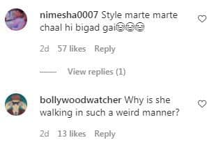 Malaika Arora gets trolled for her ‘weird walk’. Photo Credit: Instagram/@ bollywoodpap